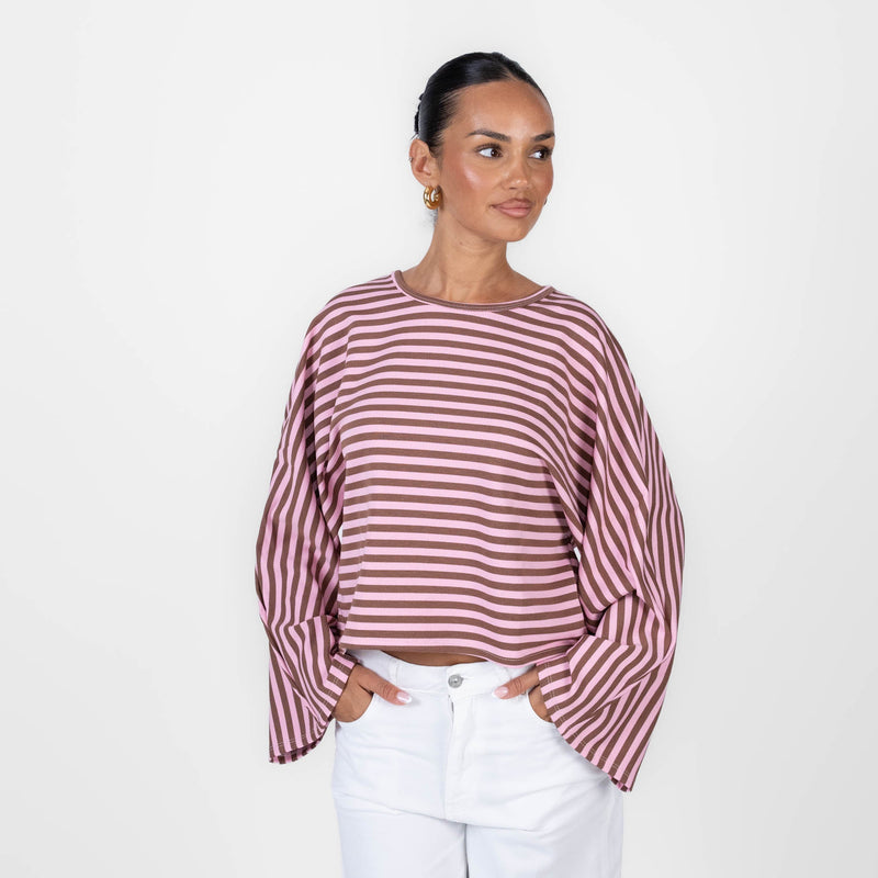 Nuria | Jersey de rayas de manga larga
