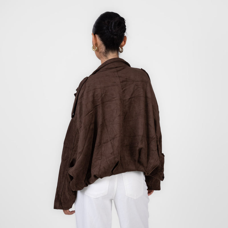Elisa | Chaqueta oversize efecto velour