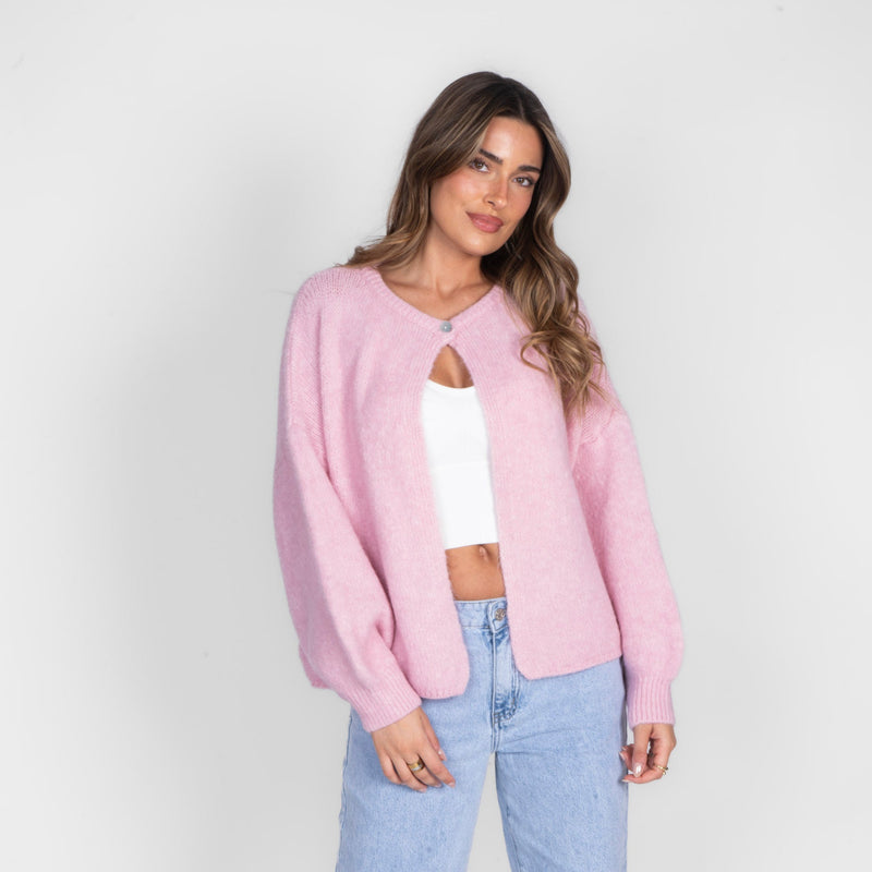Leonor | Cárdigan minimalista de un botón