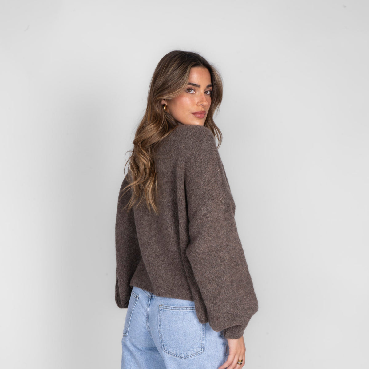 Leonor | Cárdigan minimalista de un botón