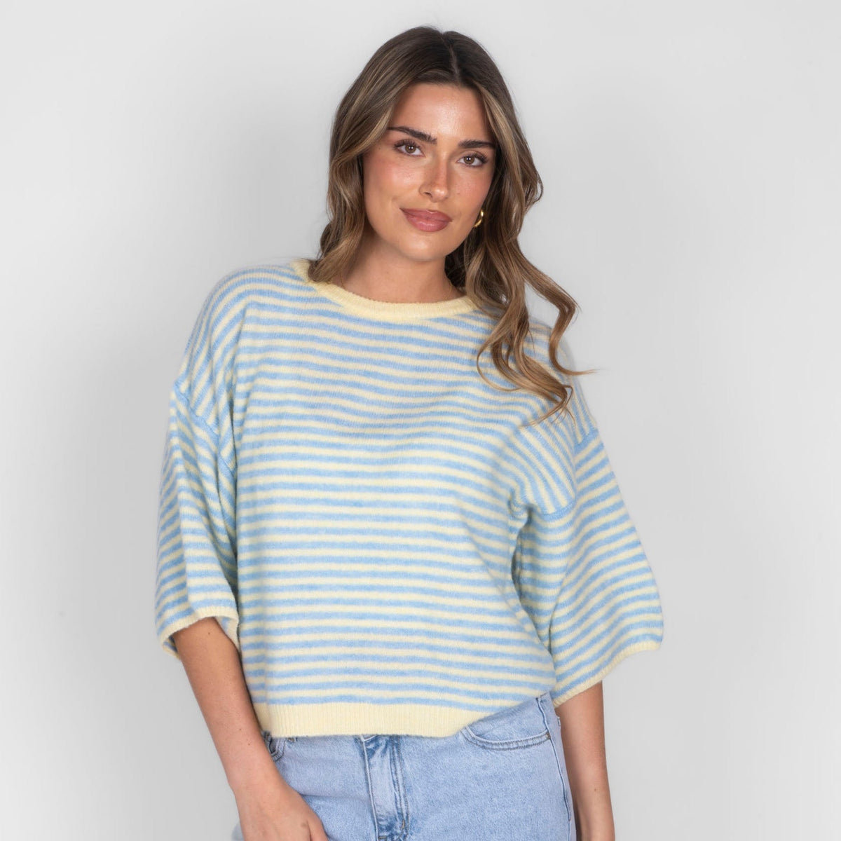 Ángela | Camiseta oversize de rayas
