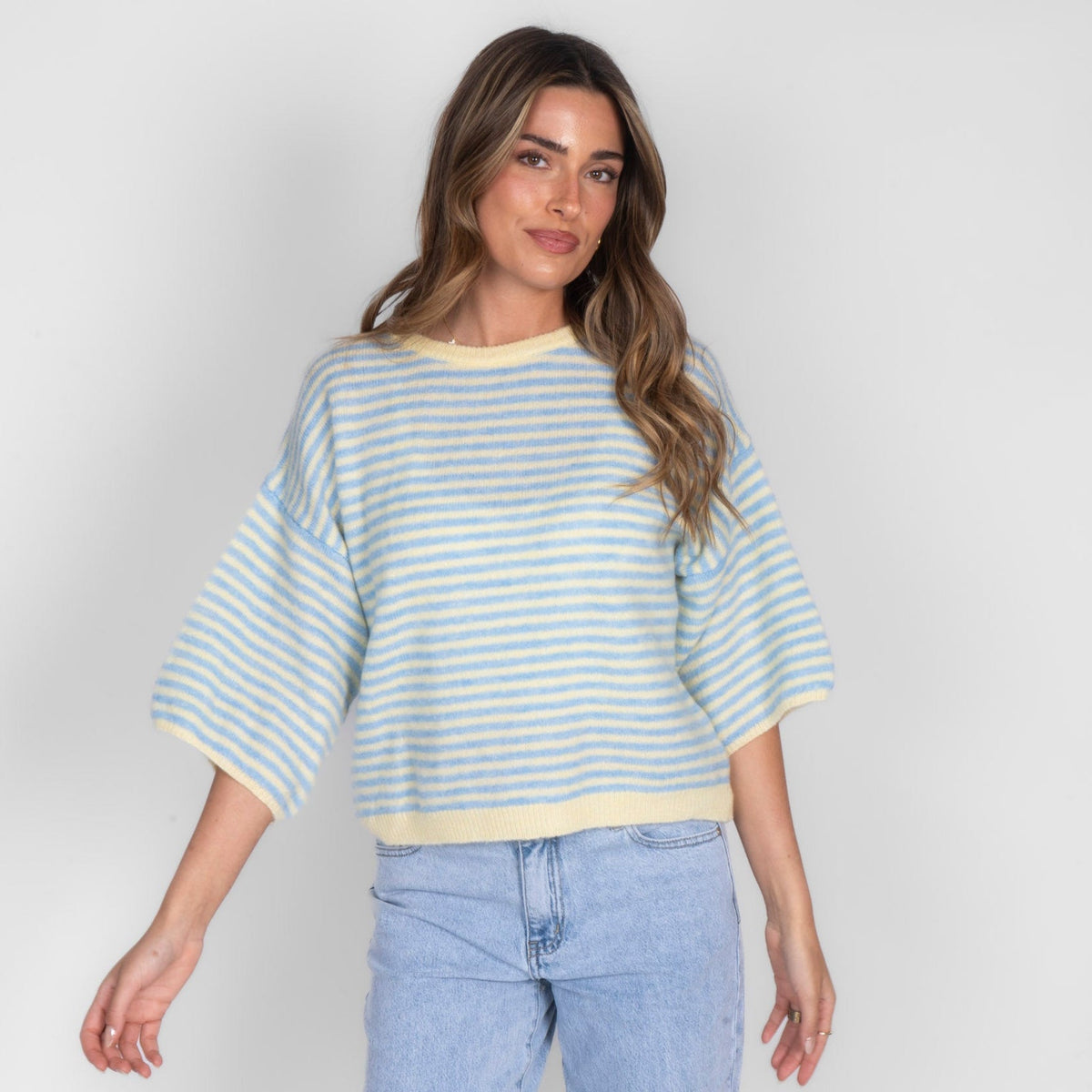 Ángela | Camiseta oversize de rayas