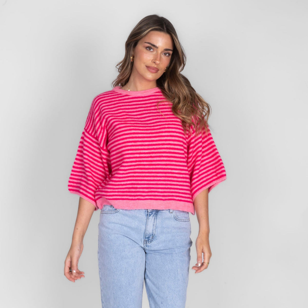 Ángela | Camiseta oversize de rayas