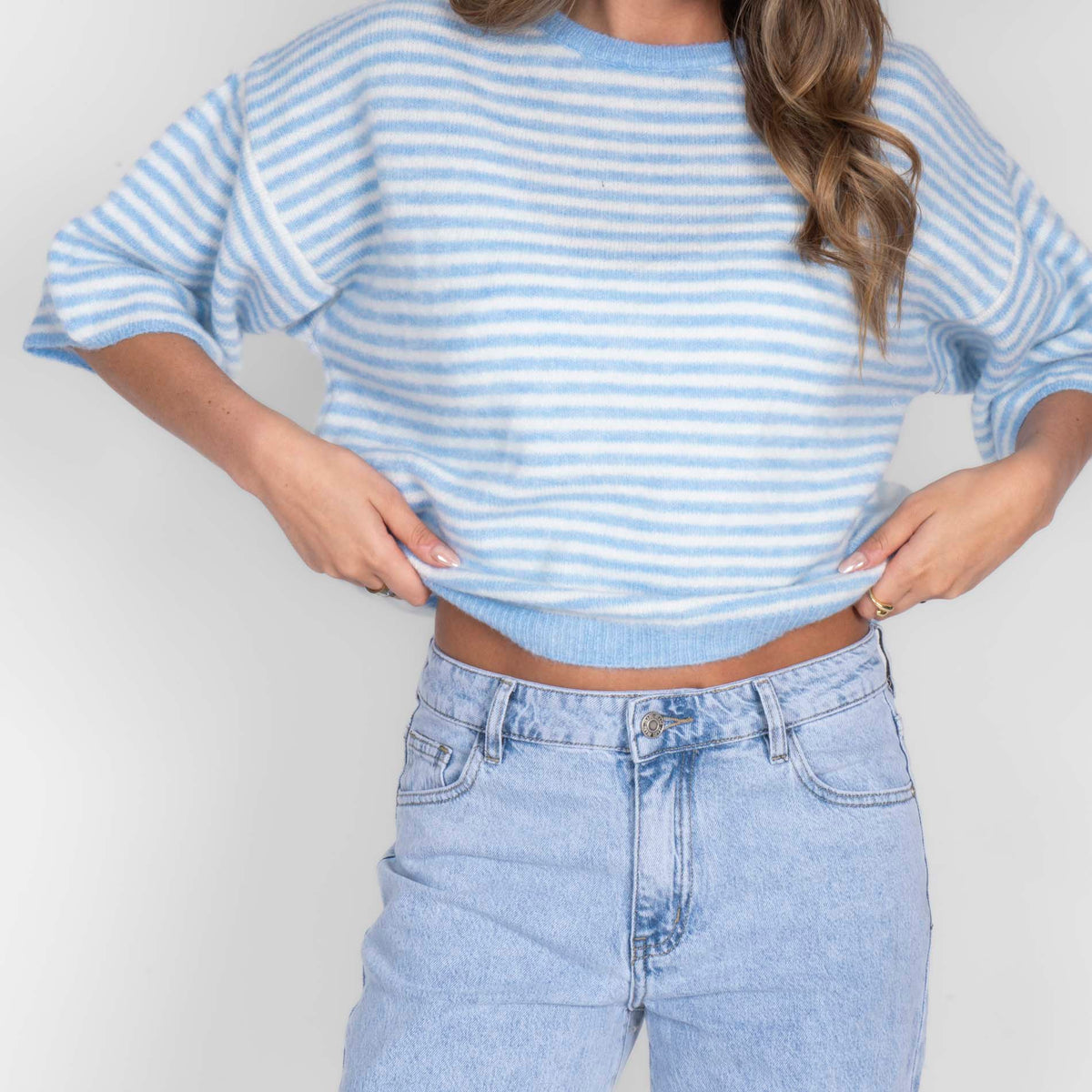 Ángela | Camiseta oversize de rayas