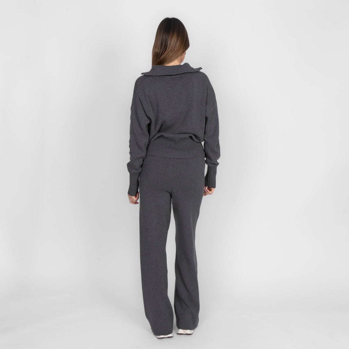 Ximena | Conjunto de cárdigan con cremallera y pantalón