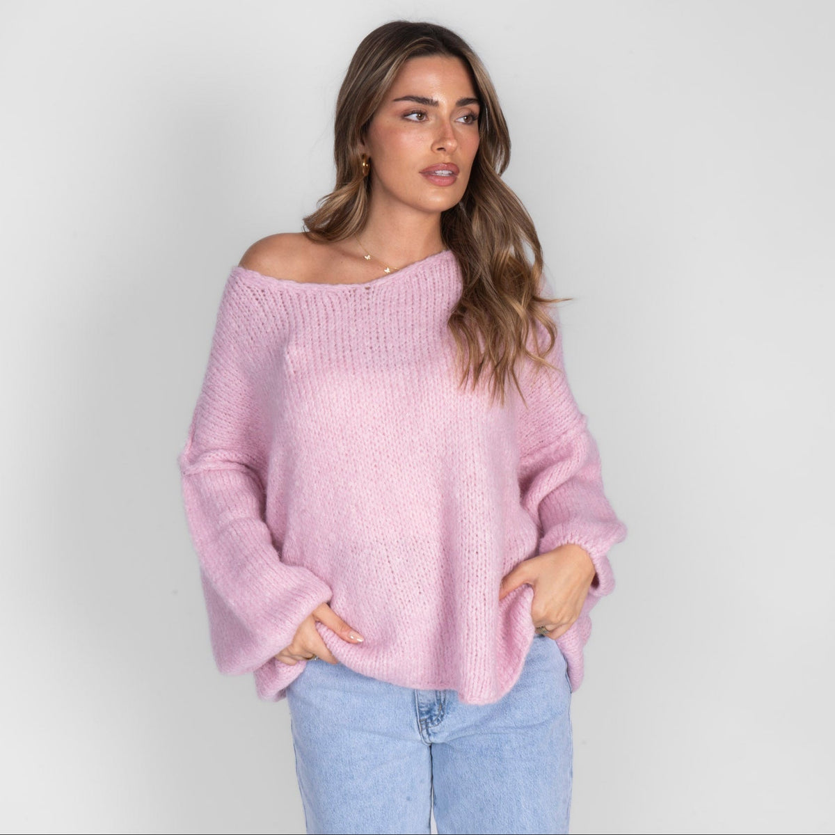 Emma | Jersey oversize con cuello en V