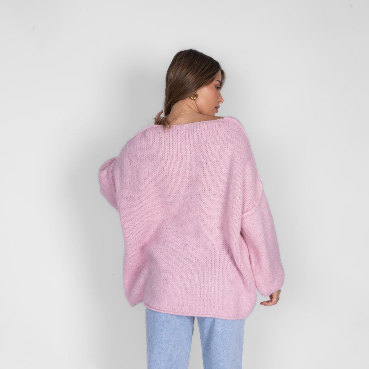 Emma | Jersey oversize con cuello en V