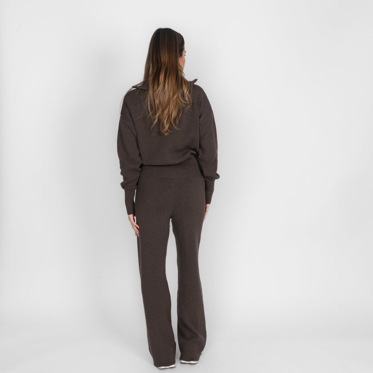 Ximena | Conjunto de cárdigan con cremallera y pantalón