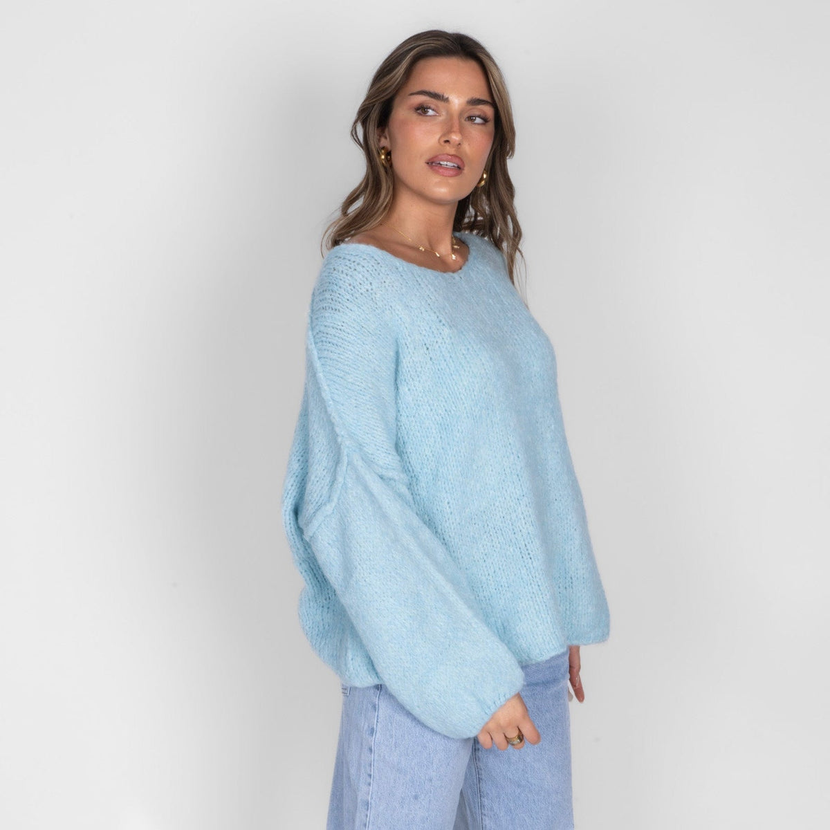 Emma | Jersey oversize con cuello en V