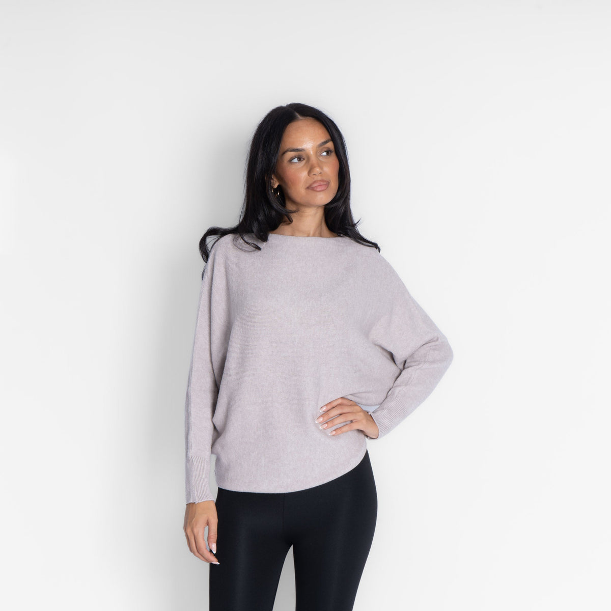 Leyre | Jersey de punto de hombros descubiertos
