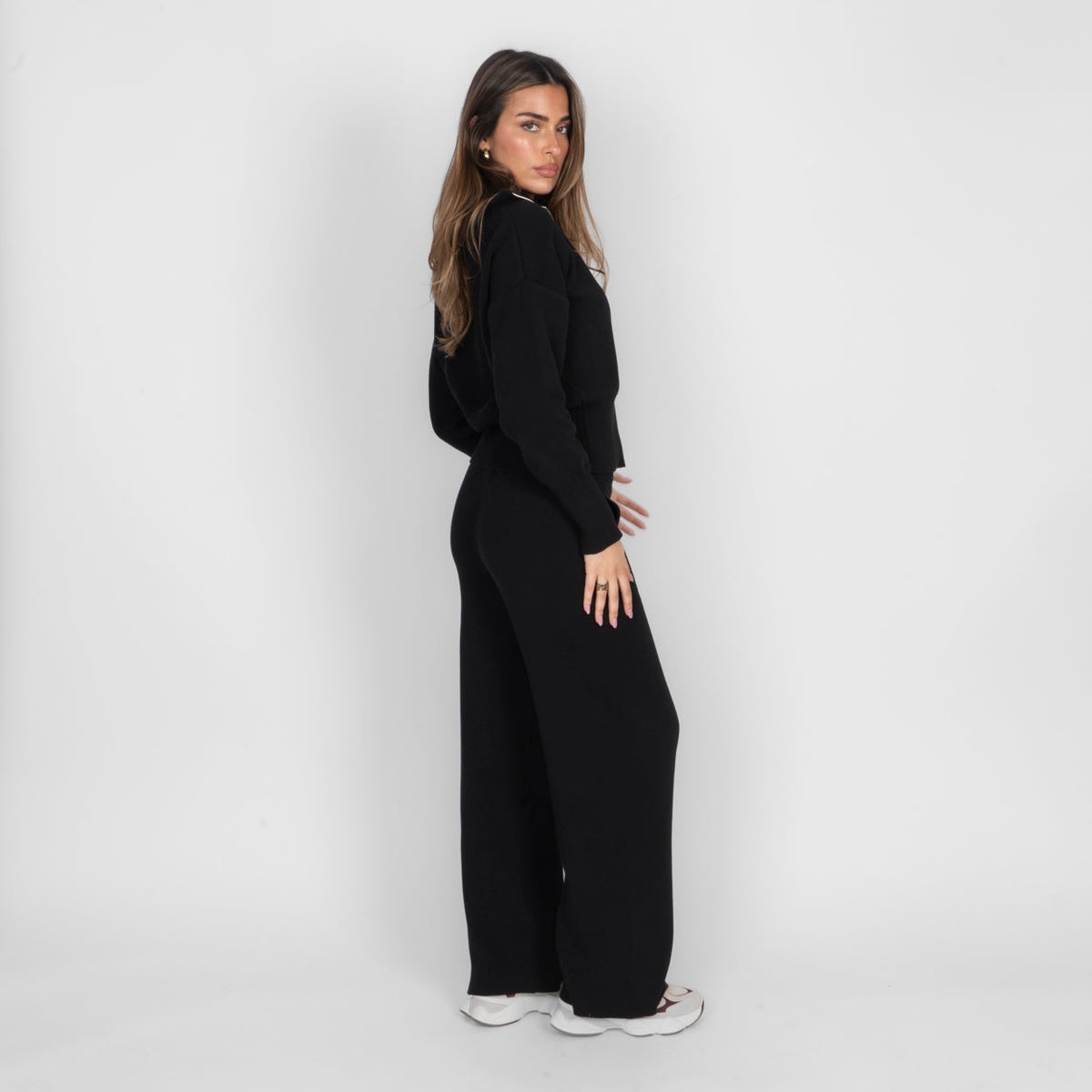 Ximena | Conjunto de cárdigan con cremallera y pantalón