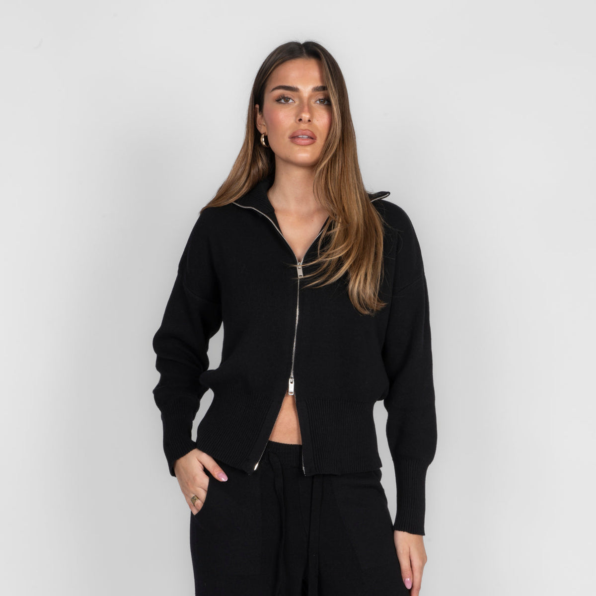 Manuela | Cárdigan con cremallera