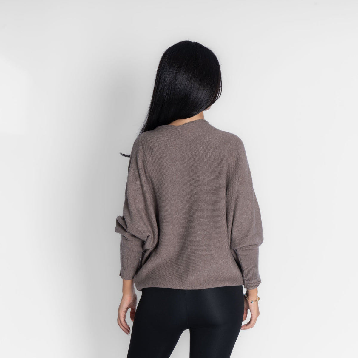 Leyre | Jersey de punto de hombros descubiertos