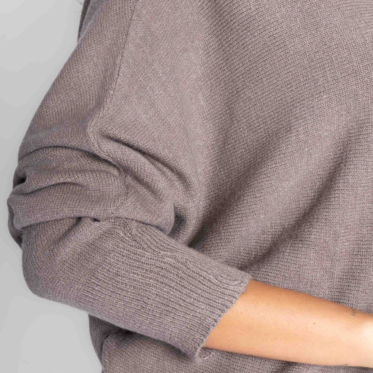 Leyre | Jersey de punto de hombros descubiertos