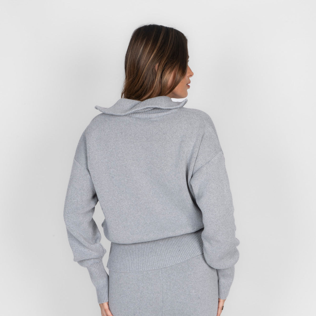 Ximena | Conjunto de cárdigan con cremallera y pantalón