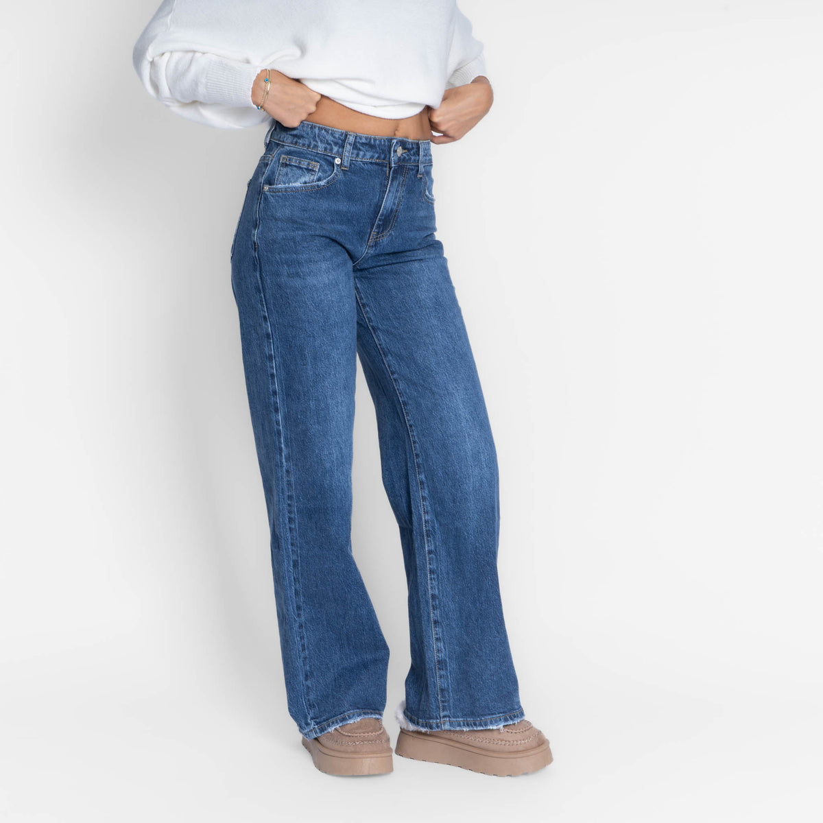 Adela | Vaqueros de pierna ancha