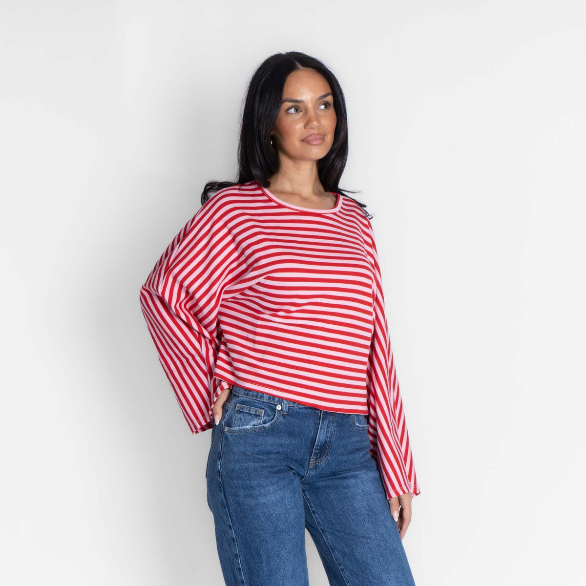 Nuria | Jersey de rayas de manga larga