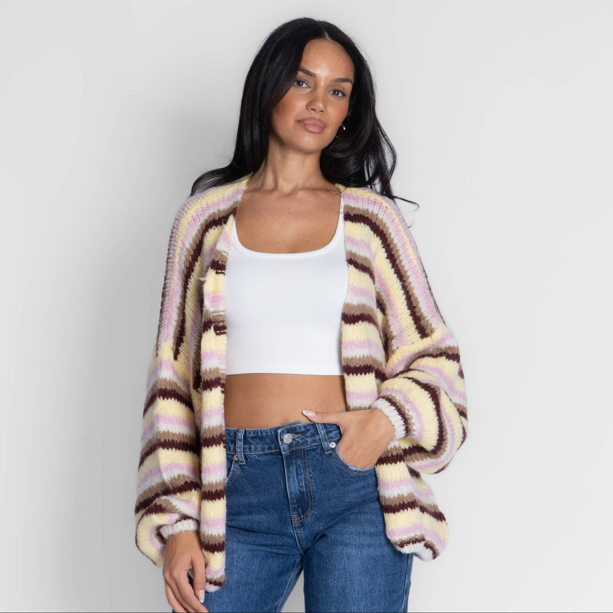 Vera | Cárdigan oversize multicolor