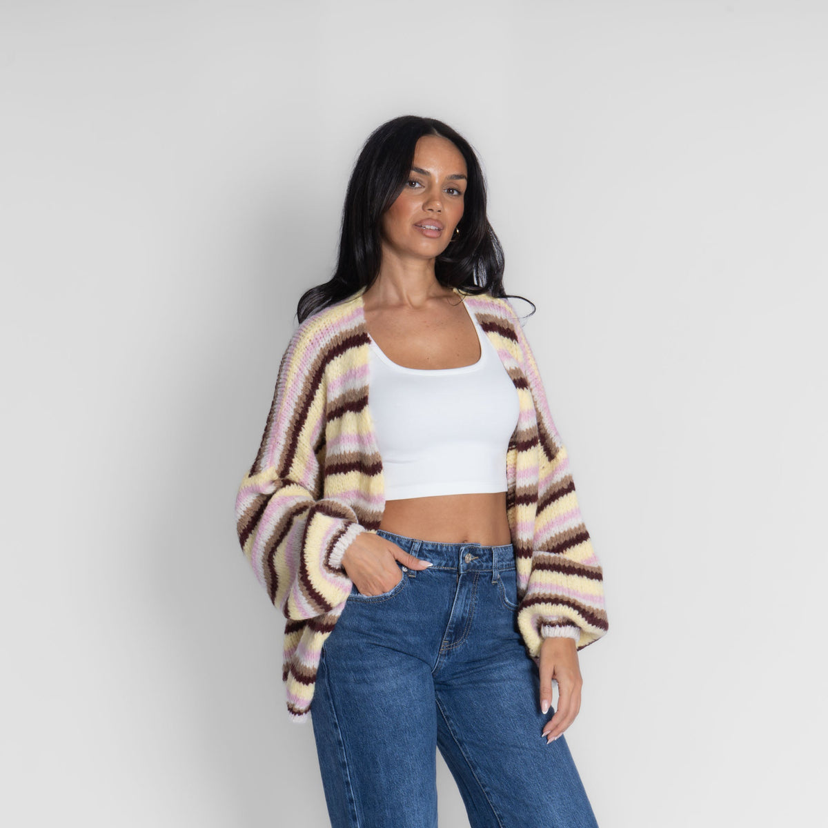 Vera | Cárdigan oversize multicolor
