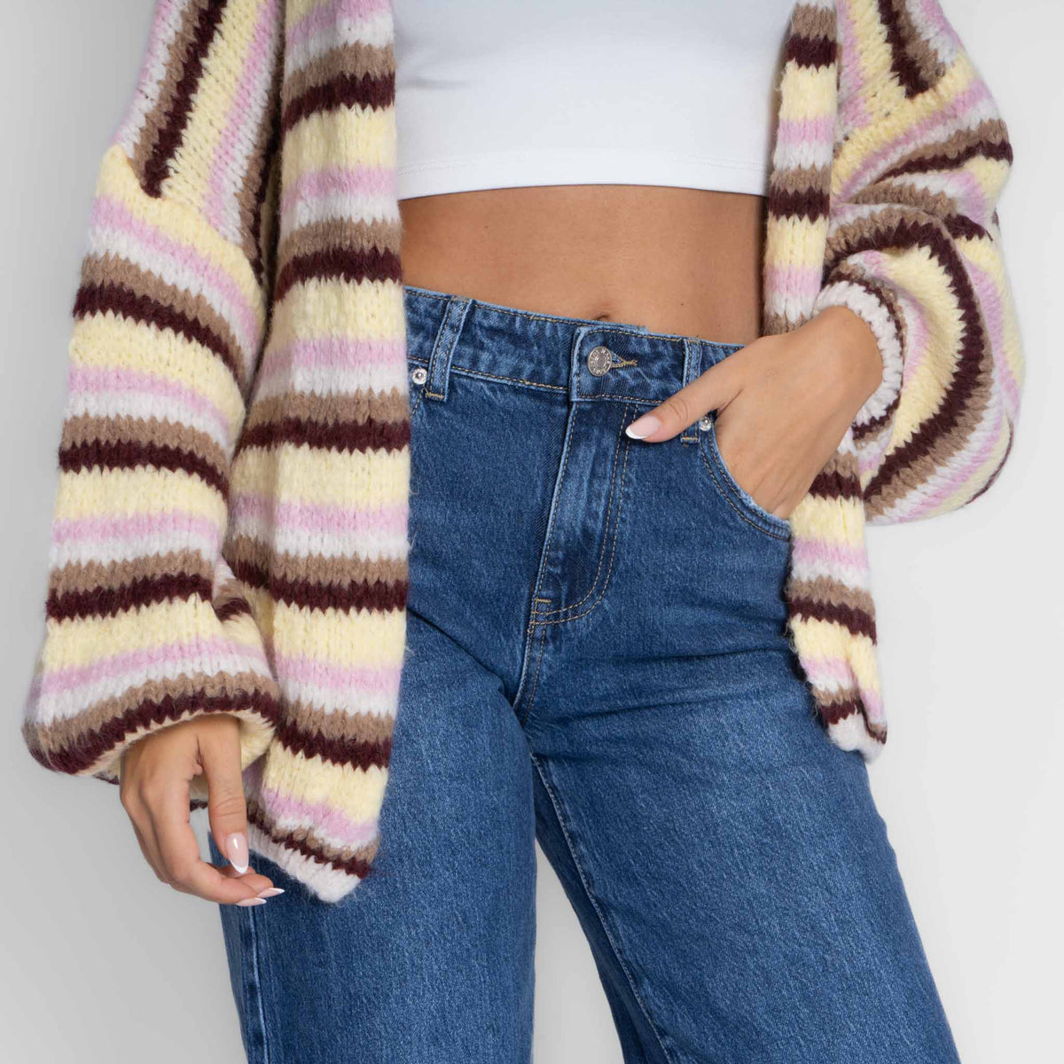 Vera | Cárdigan oversize multicolor