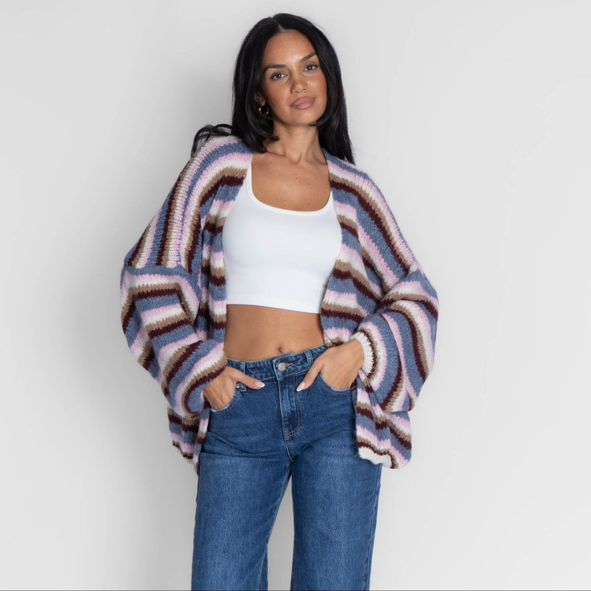 Vera | Cárdigan oversize multicolor
