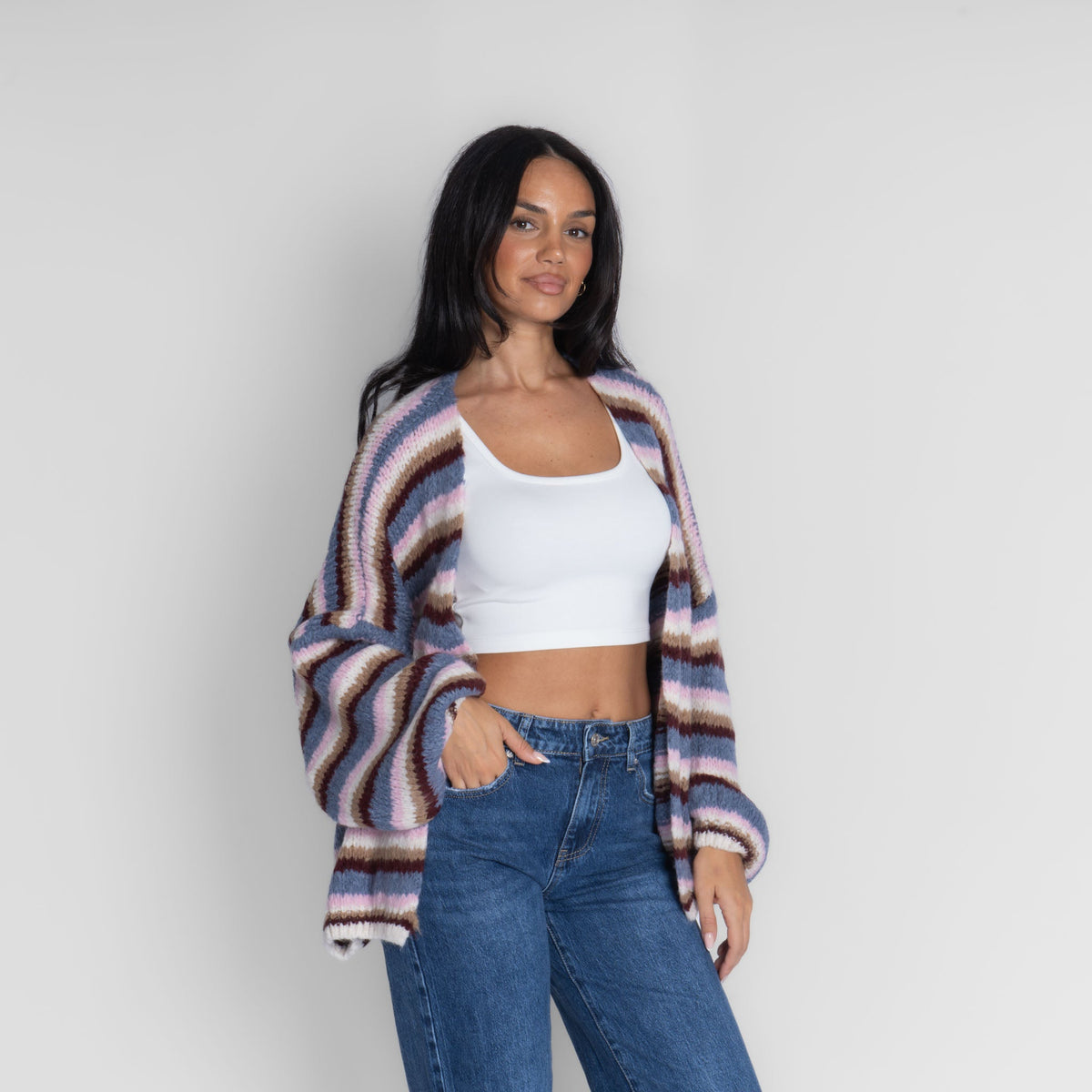 Vera | Cárdigan oversize multicolor