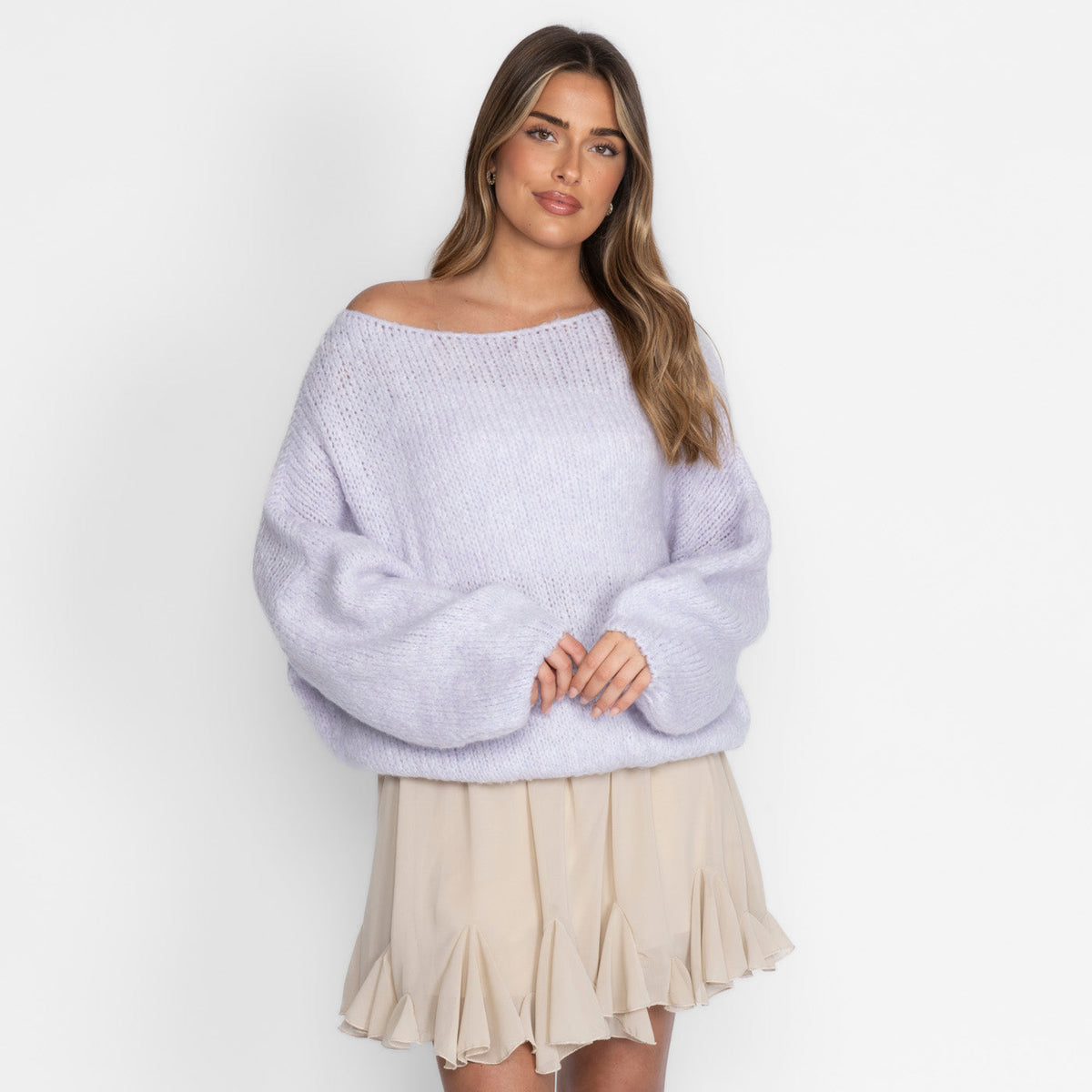 Zoe | Jersey de hombros descubiertos
