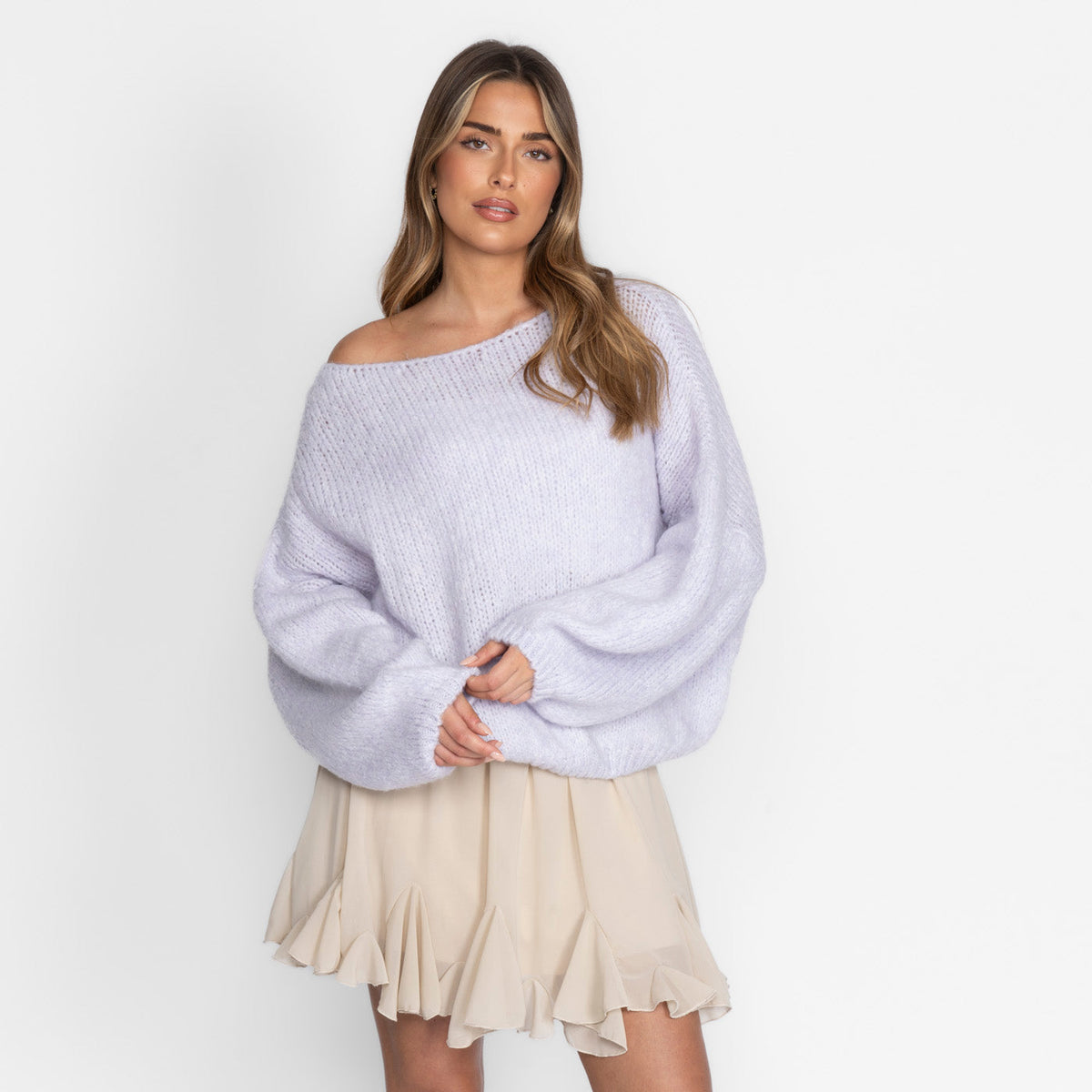 Zoe | Jersey de hombros descubiertos