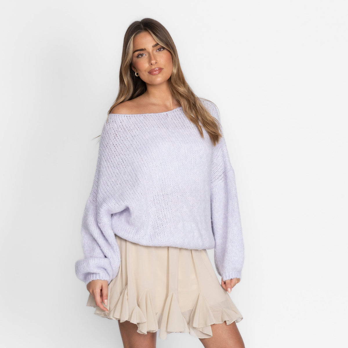 Zoe | Jersey de hombros descubiertos