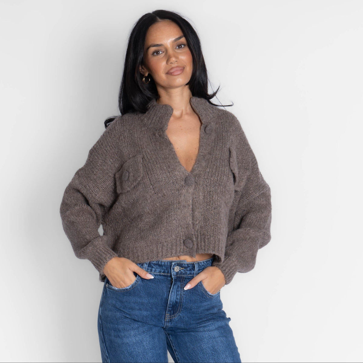 Carlota | Cárdigan oversize con botones