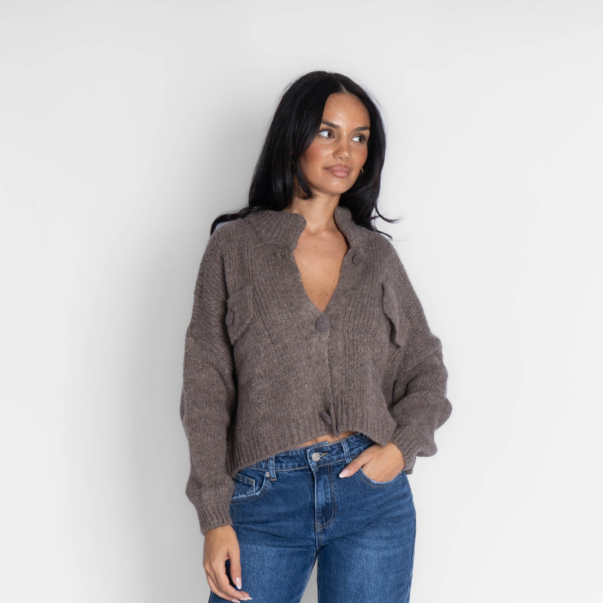 Carlota | Cárdigan oversize con botones