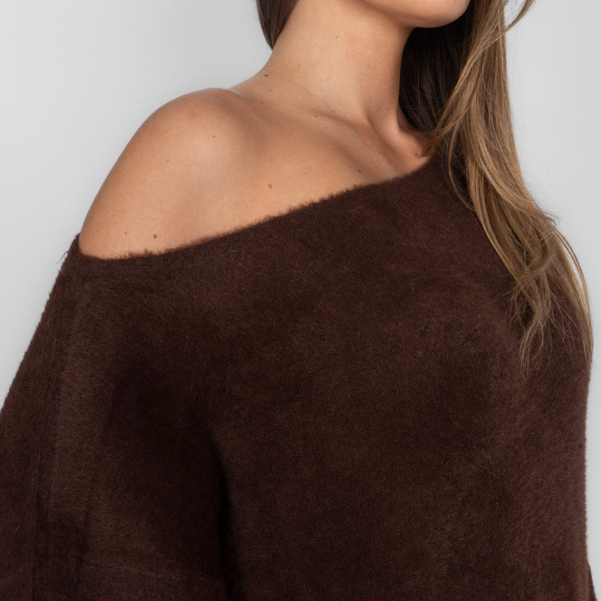 Lorena | Jersey de hombros descubiertos