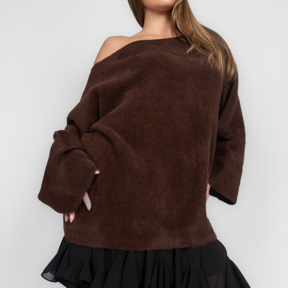 Lorena | Jersey de hombros descubiertos