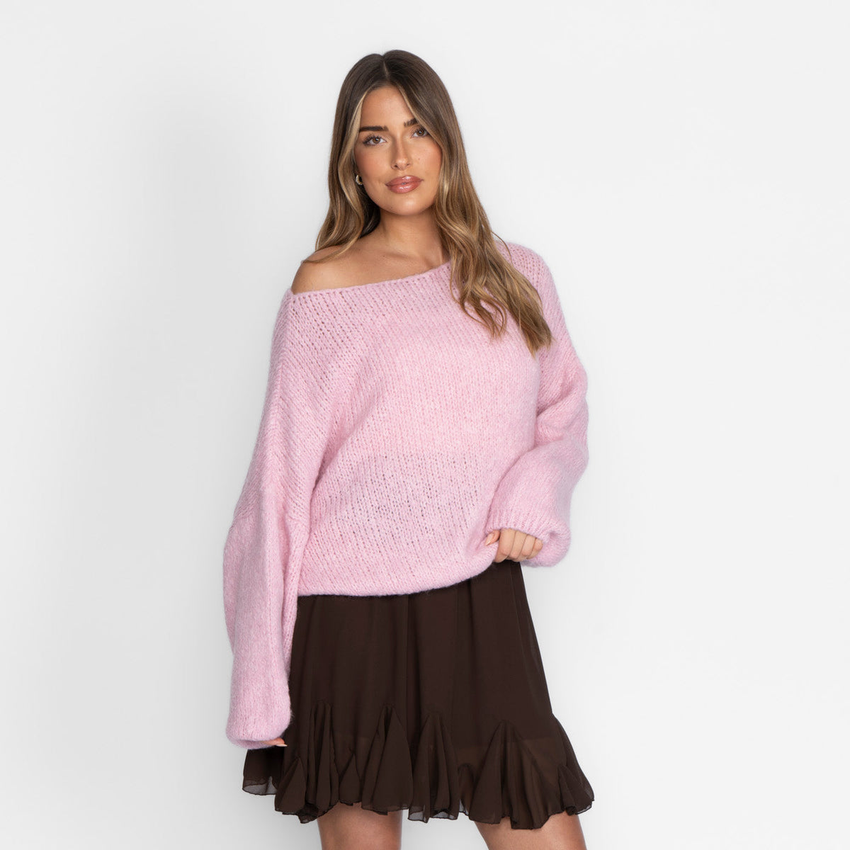 Zoe | Jersey de hombros descubiertos