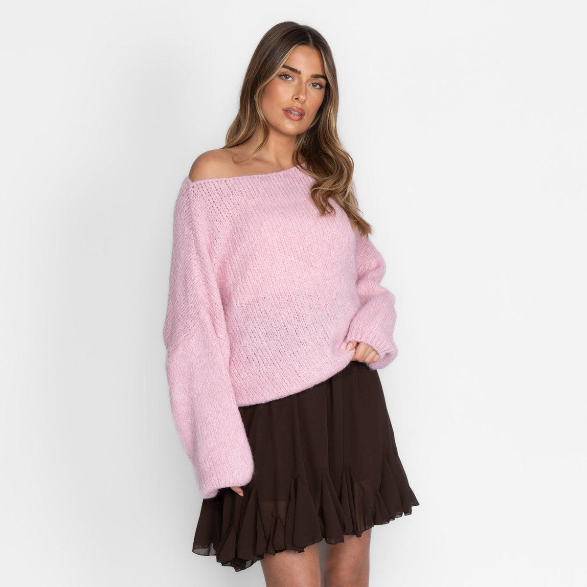 Zoe | Jersey de hombros descubiertos