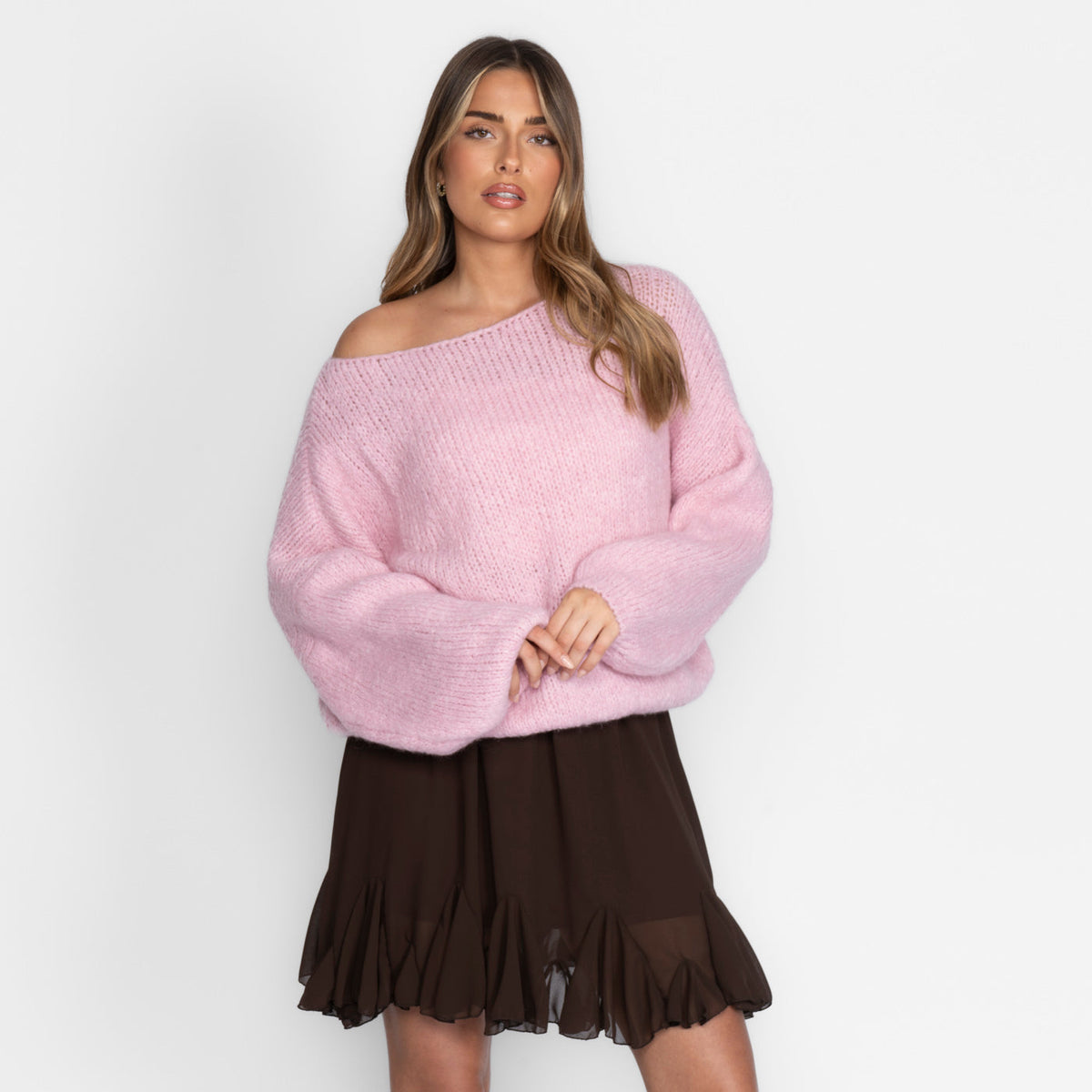 Zoe | Jersey de hombros descubiertos