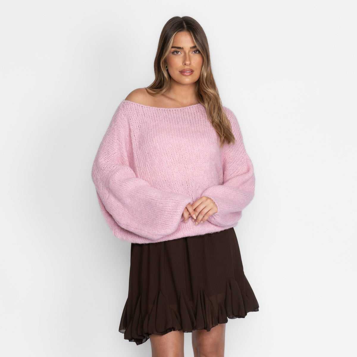 Zoe | Jersey de hombros descubiertos