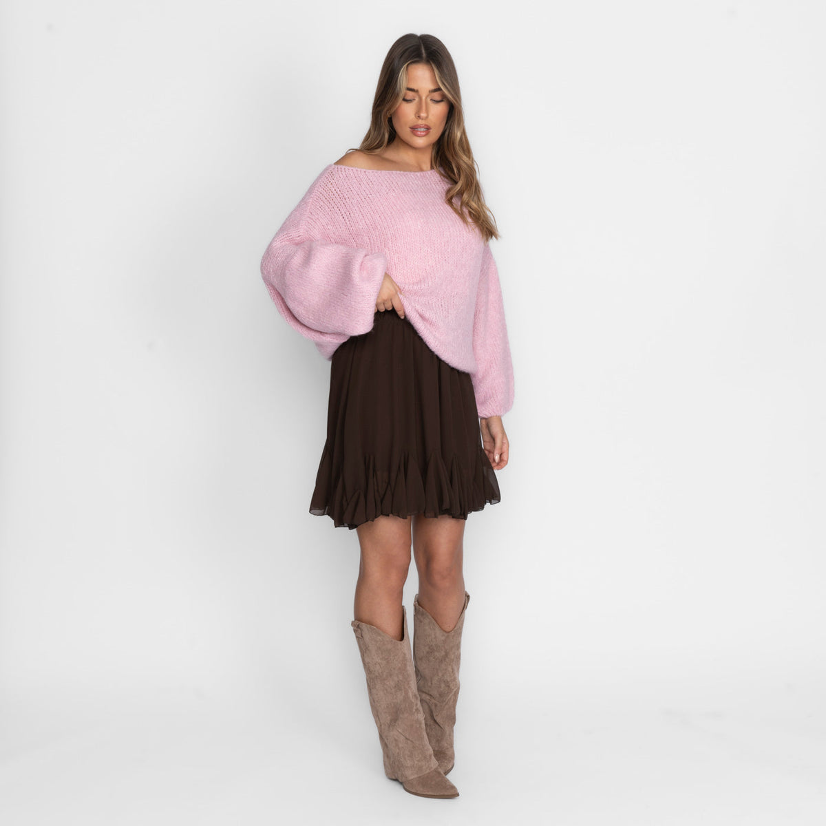 Zoe | Jersey de hombros descubiertos