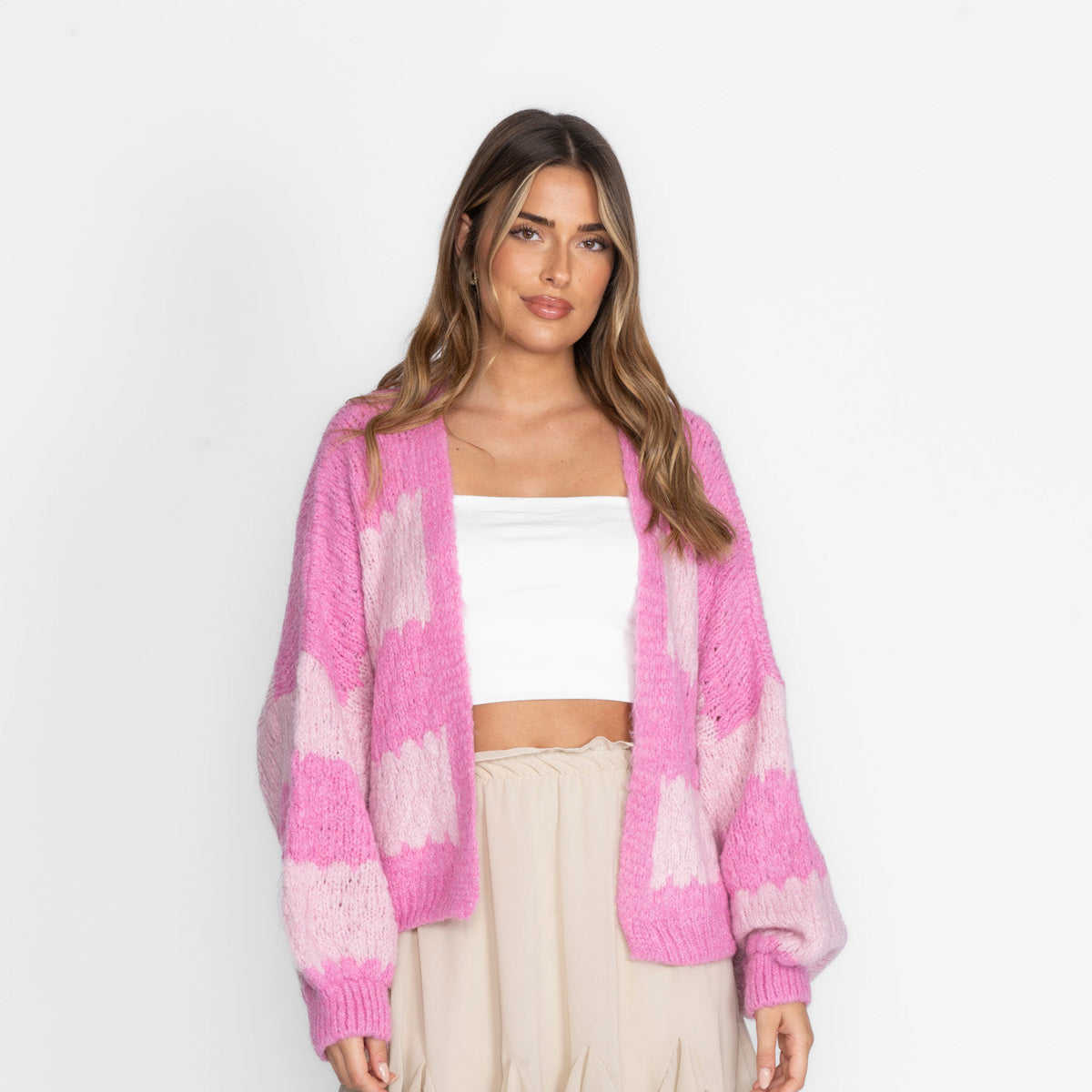 Carmen | Cárdigan oversize de rayas anchas