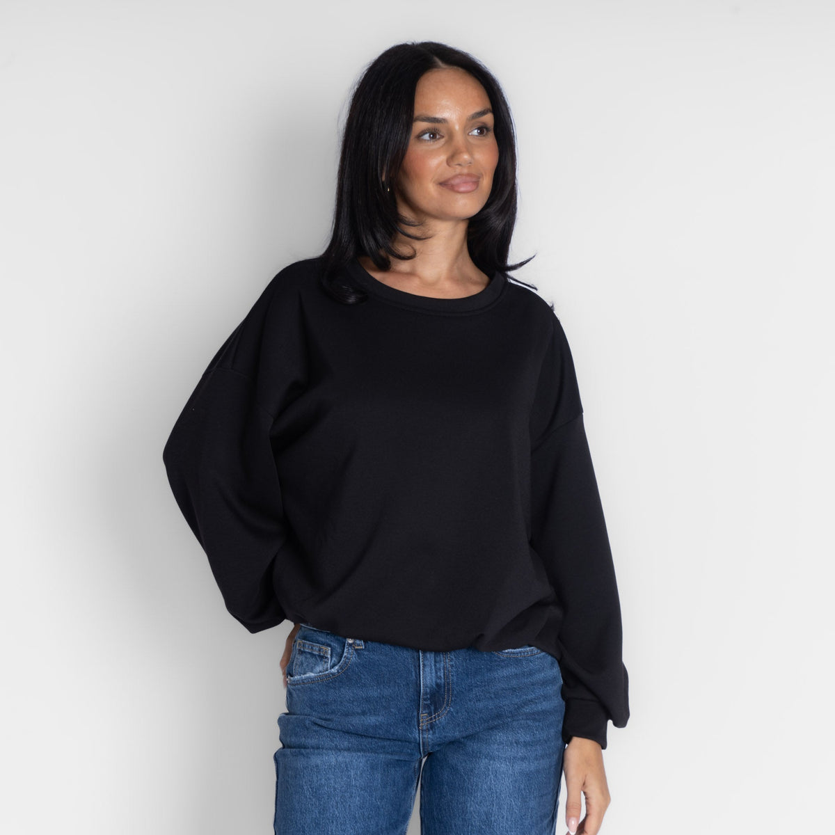 Mara | Jersey oversize fruncido