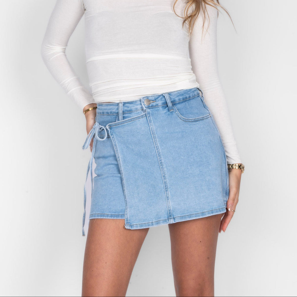 Marga | Falda pantalón vaquera