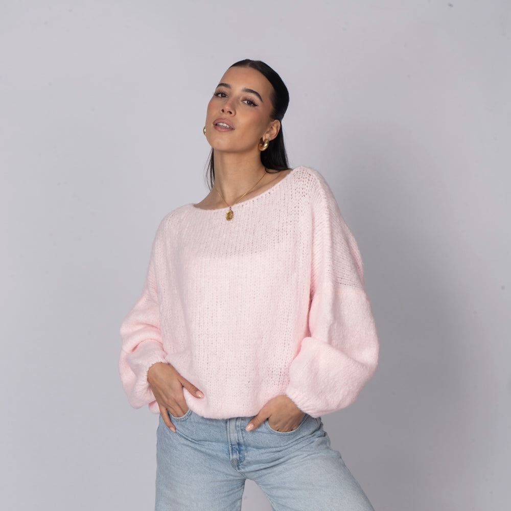 Zoe | Jersey de hombros descubiertos