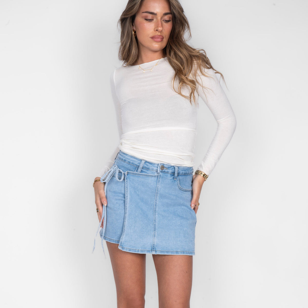 Marga | Falda pantalón vaquera