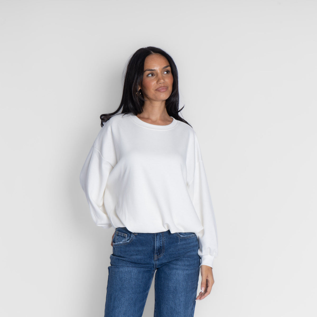 Mara | Jersey oversize fruncido