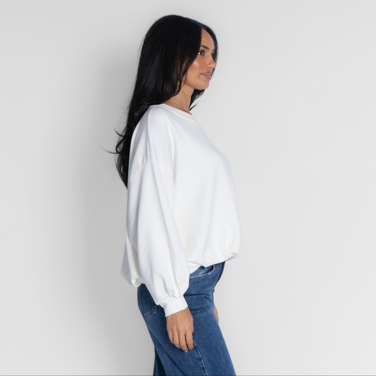 Mara | Jersey oversize fruncido