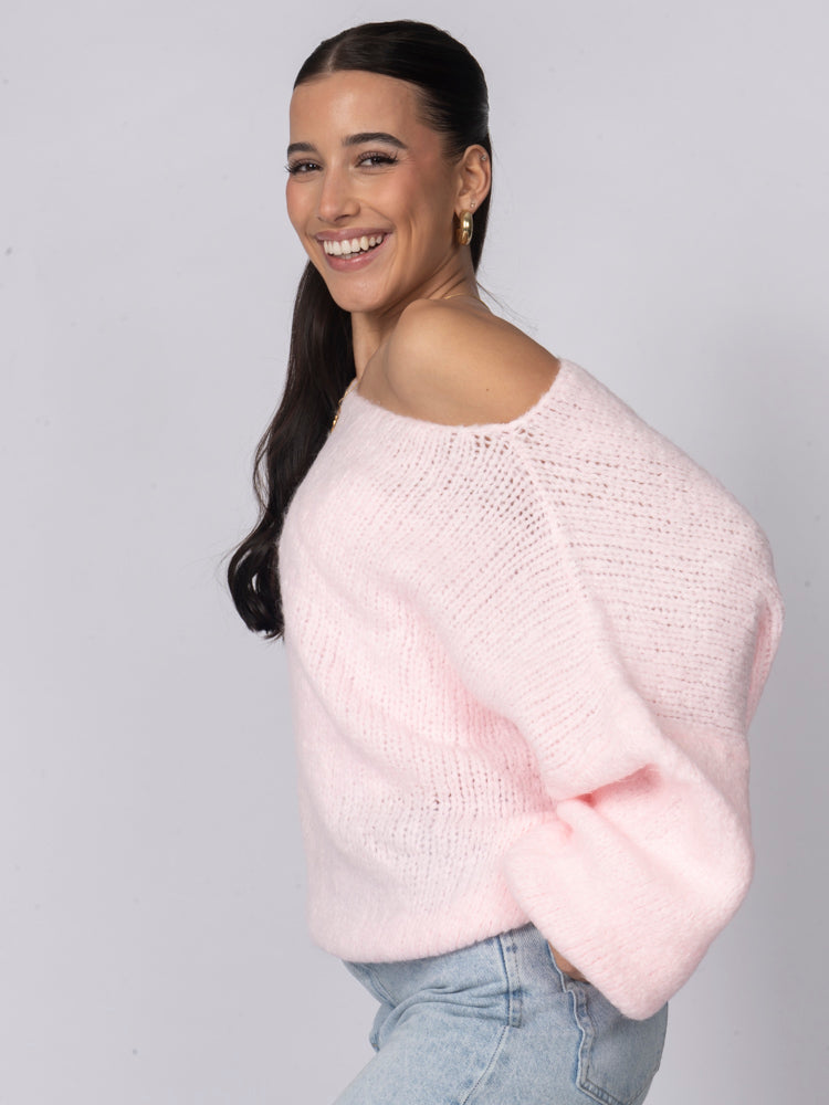 Zoe | Jersey de hombros descubiertos