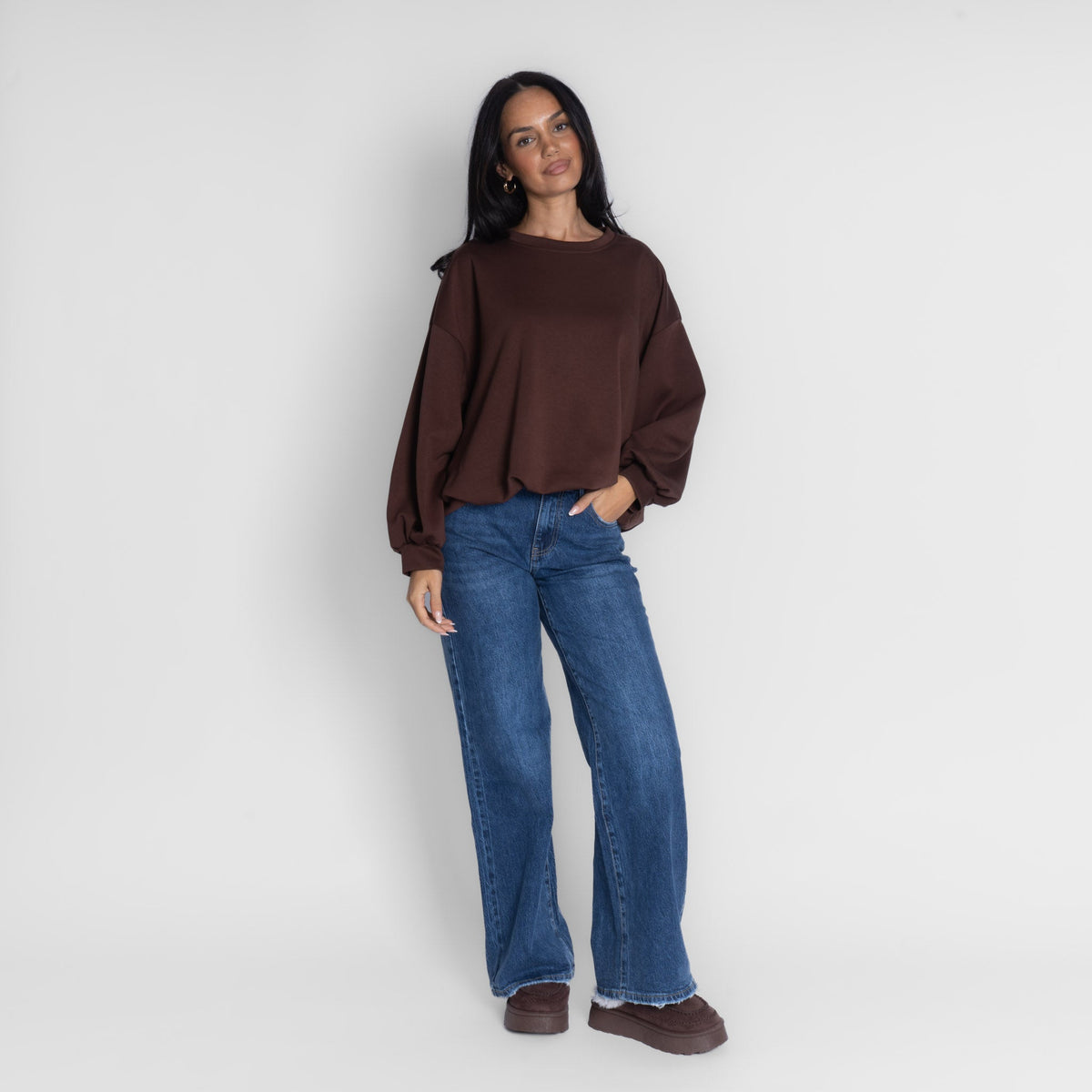 Mara | Jersey oversize fruncido