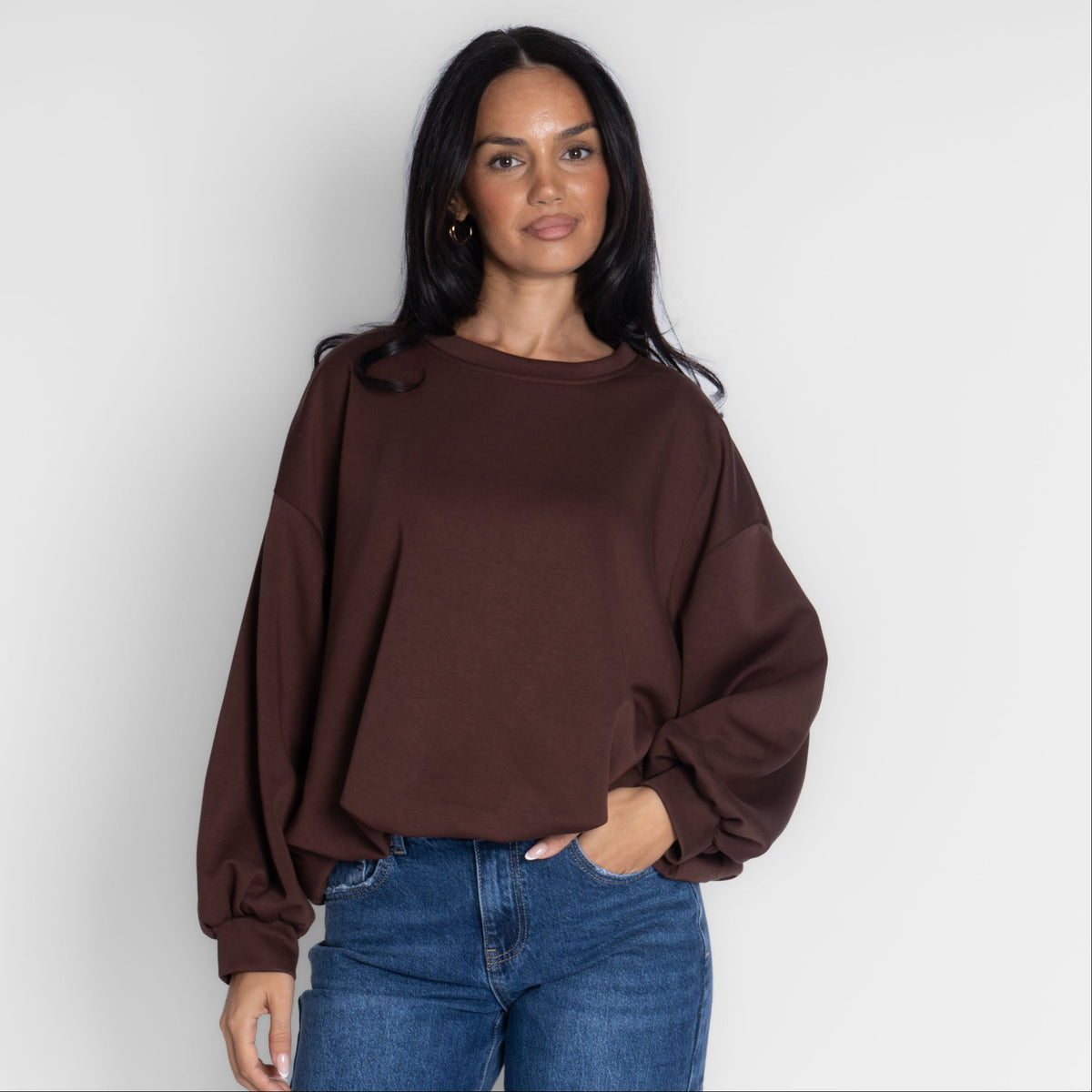 Mara | Jersey oversize fruncido