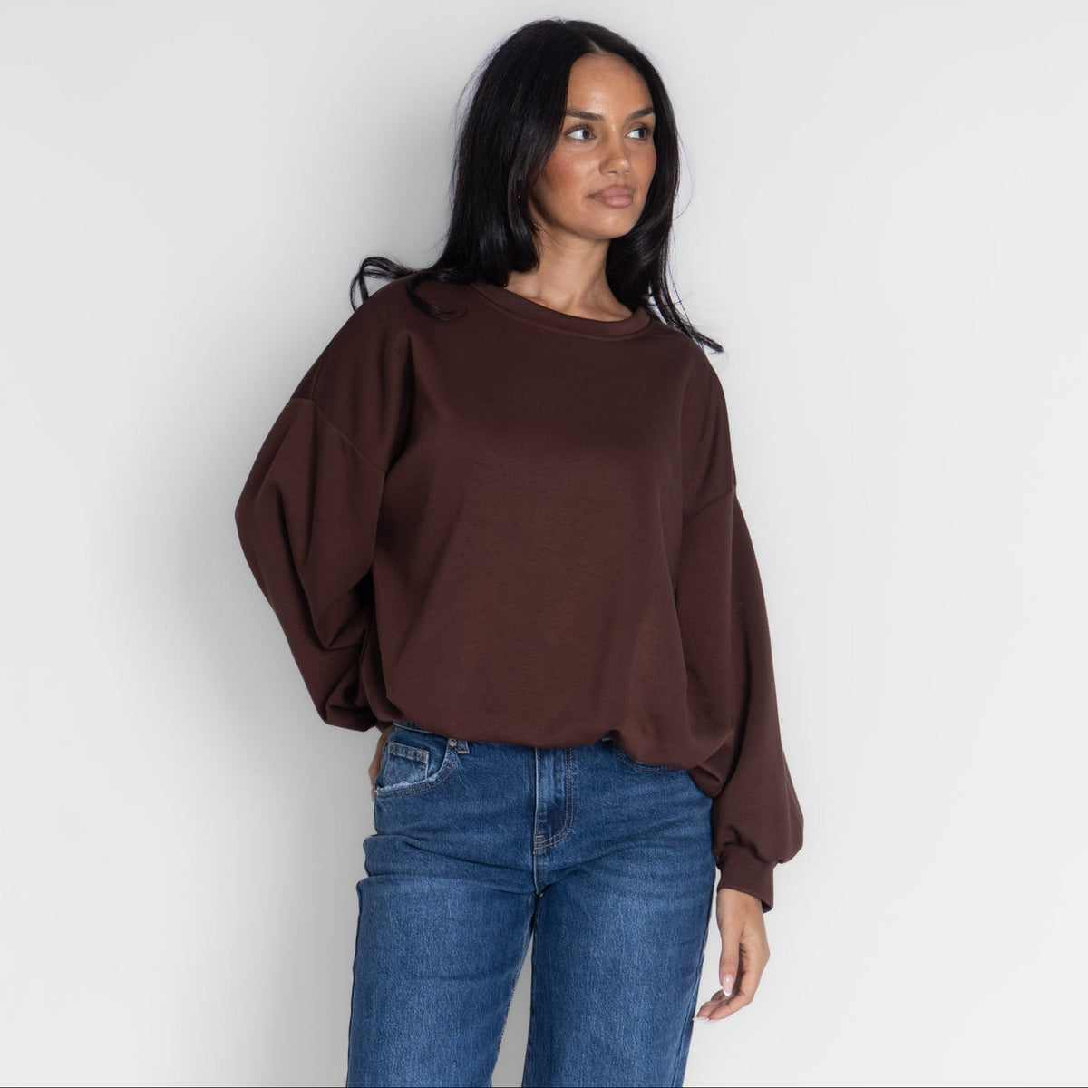 Mara | Jersey oversize fruncido