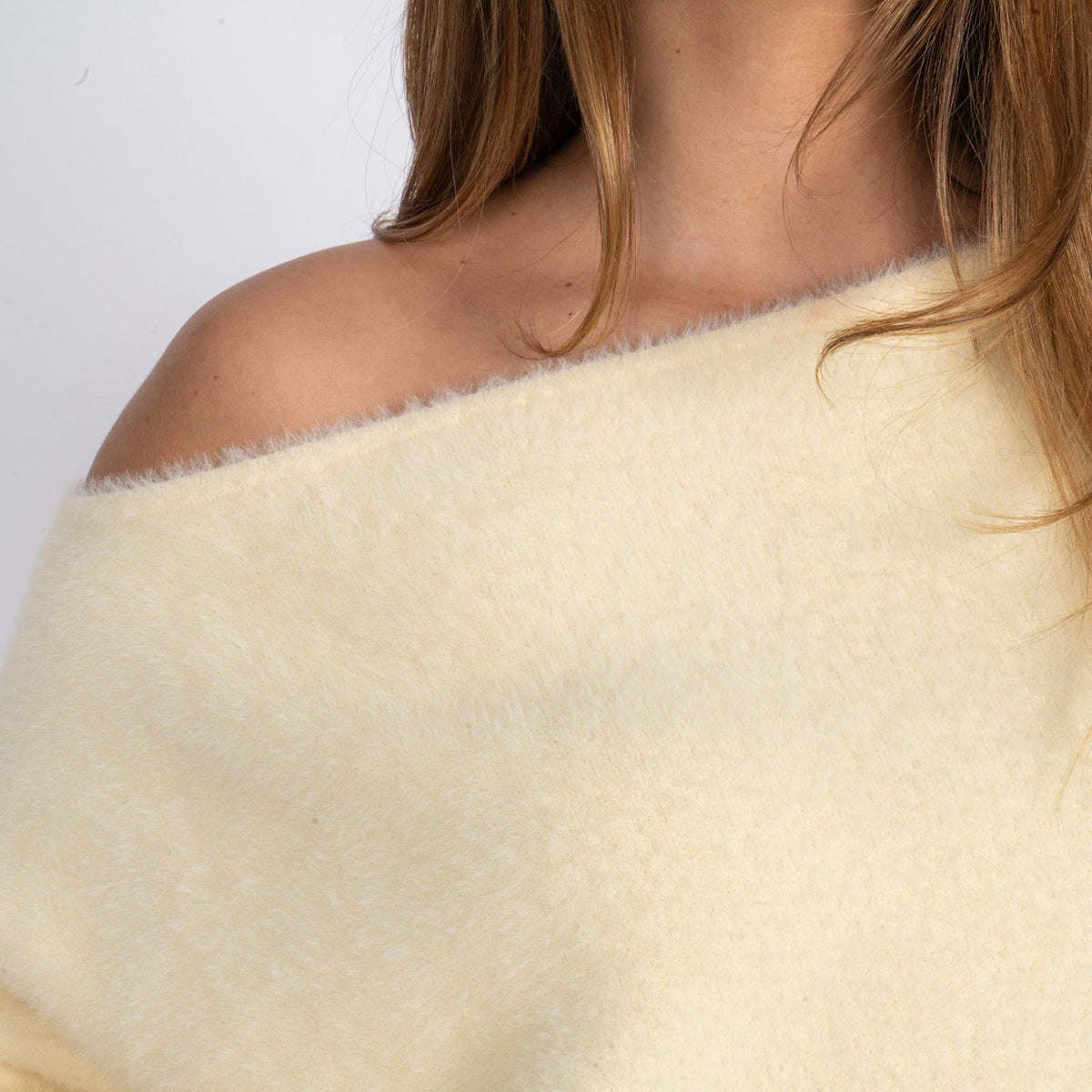 Lorena | Jersey de hombros descubiertos